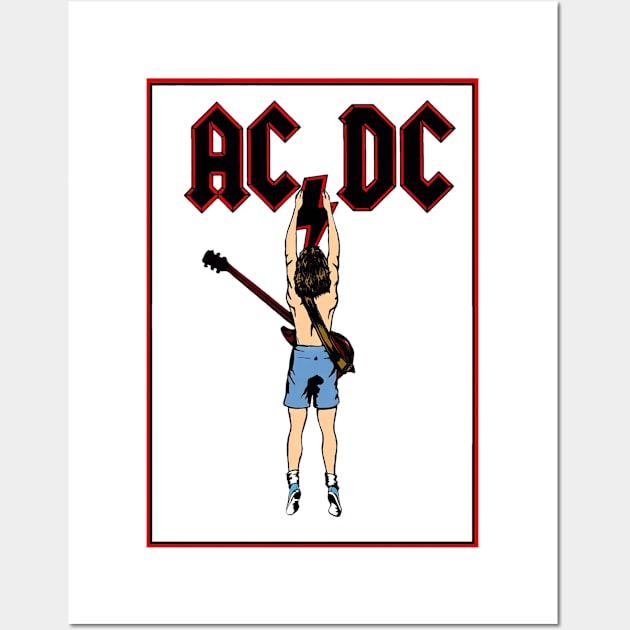 ACDC T-SHIRT Wall Art by Takurs